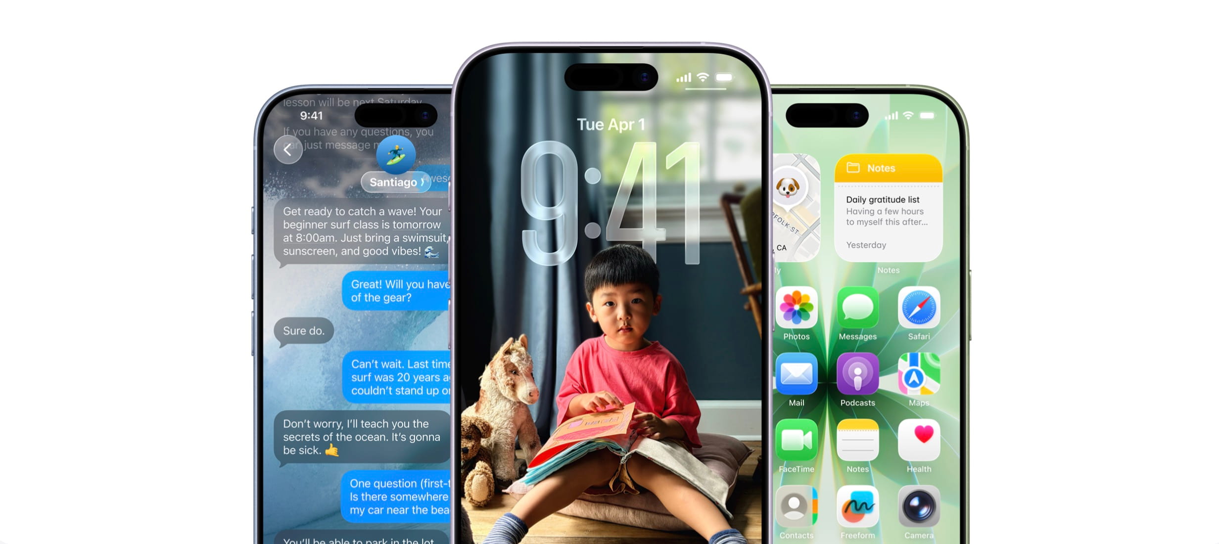 نمایشگر آیفون ۱۷ با iOS 26
